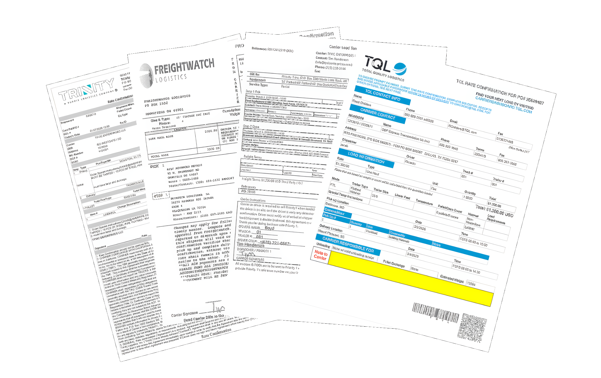 Rate Confirmation Sample